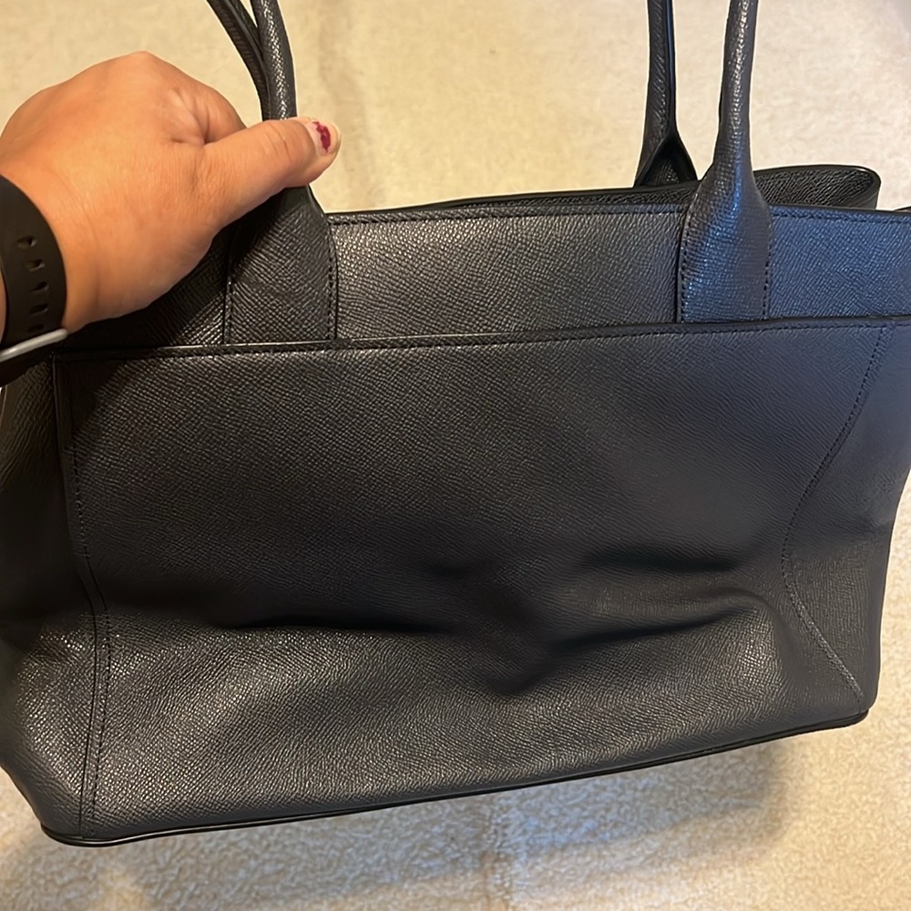 Coach Tote Bag F31474 Casey Cross Grain Leather Cowhide Shoulder. EUC - Picture 8 of 9
